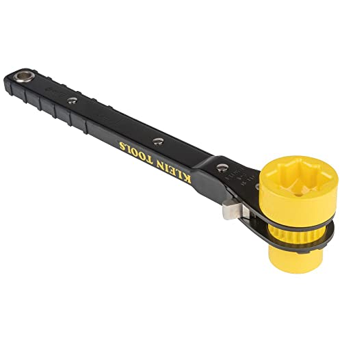 Klein Tools KT151T Ratcheting Lineman's Wrench by Klein Tools, Yellow - Image 3