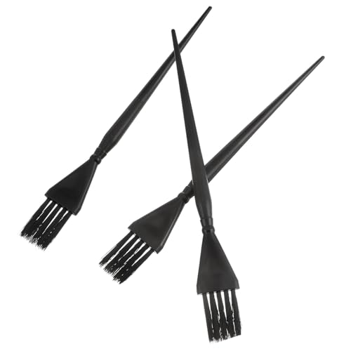 Hohopeti Set da 3 Spazzole per Tintura dei Chioma Setole Flessibili, Strumenti per Tintura e Applicazione Balsamo da Salone, per Uso Professionale e Domestico Uomo e Donna Colore Casuale