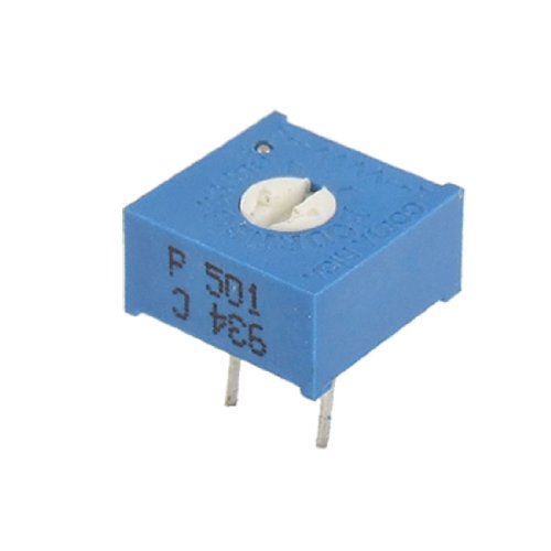 Aexit 3386P 500�I�[���T�[���b�g�g�����|�b�g�|�e���V�����[�^�ϒ�R50��(3386P Potentiom?tre de potentiom?tre de potentiom?tre de 500 Ohm pour r?sistance va