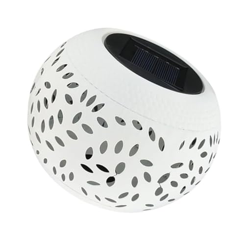 IWOWHERO Solar de Jardín al Aire Decoración de Césped Jarra Solar Patio y Exteriores Caminos