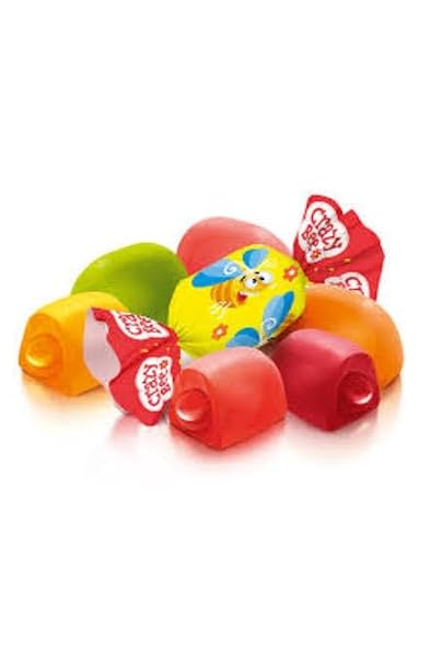 Roshen Crazy Bee Jelly Candy, Assorted Fruit Flavors with Soft Fruit Filling, Bulk 2.2 lbs (1 kg), Approx. 150 Pieces Individually Wrapped Gems, Kosher & Halal, Made with Natural Juice