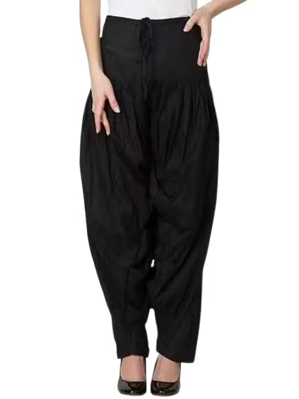 Women Cotton Patiala Pants with Comfortable Fit-picture-42