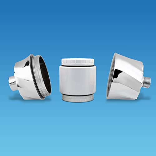 AquaBliss SF400 HD Revitalizing Shower Filter w/an Extra SFC400 Filter Cartridges & 30pc Pack of Sediment Pads (Exclusive Bundle)