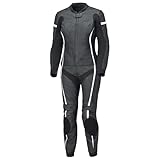 Held Spire 2 - Lederkombi 2 teiler Damen - Soft-Rindsleder - Schutzkleidung AAA - CE zertifiziert EN 17092:2020 - Motorrad Schutzkleidung mit Level 2 - D3O Protektoren - Schwarz-Weiß - Größe 36