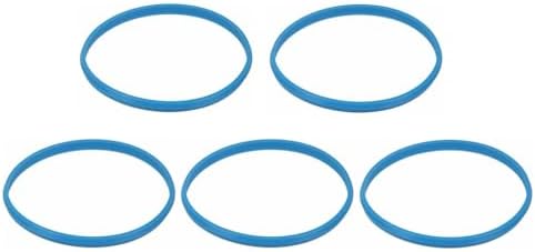 Replacement Microphone Rubber Blue Band Ring for Shure BLX288 / B58 Wireless Vocal System Handheld Microphone Grille, 5 Pack image 4