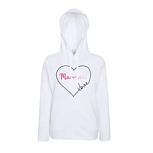 Sweat à capuche marraine love cœur un vêtement confortable et chaud