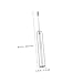 Beavorty Non-Rechargeable Waterproof Electric Toothbrush for Adults with Soft Bristles Includes Brush Heads for Daily Oral Care and Travel