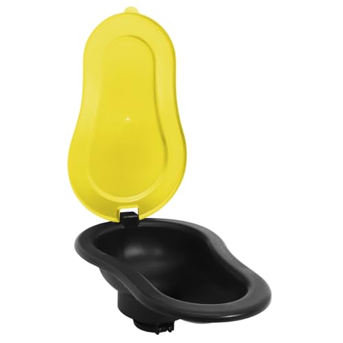 KONTONTY Urinoir Pour Femme Toilettes Portables Bassin Urine De Chevet Urinoir Anti-fuite Compact Bassin De Lit Pour Femmes