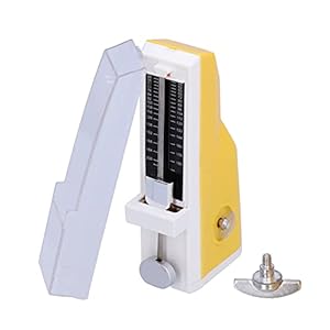 Mini metronoom, metronoom viool metronoom ABS + metaal voor viool voor ukelele
