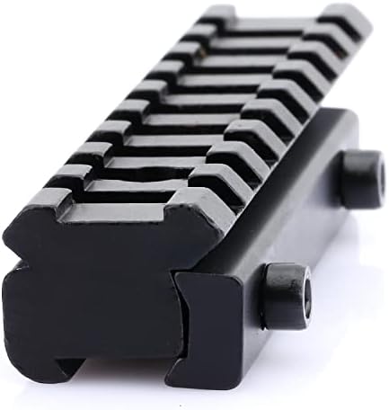 dophee 11mm to 20mm Dovetail Picatinny Rail Extension Adapter Scope Mount Base - 1