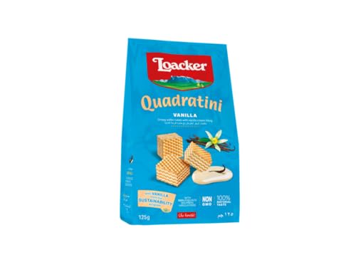 Image of Loacker Quadratini Vanilla 125Gram - Italy
