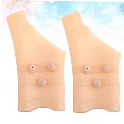 DOITOOL 2 Pçs Pulseiras De Silicone Pulseira Tala Luvas Protetor De Mão Manga De Polegar Esportes
