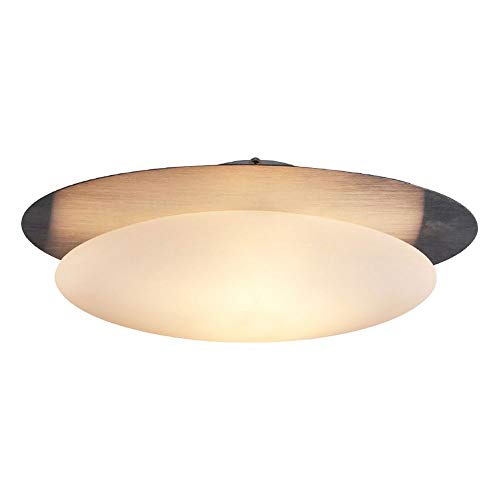 Plafonnier couloir verre grain de riz luminaire escalier