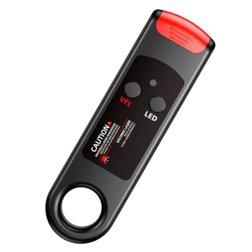 Portable VFL Red Light Fiber Optic Tester SC/FC/ST/LC LED Light (30KM)