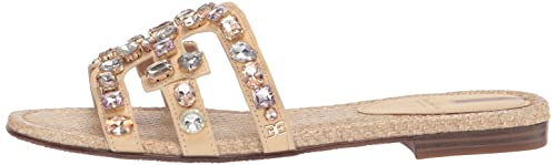 Sam Edelman Women’s Bay Classic Slide Sandal, Eggshell Rhinestone,10 #TOP7