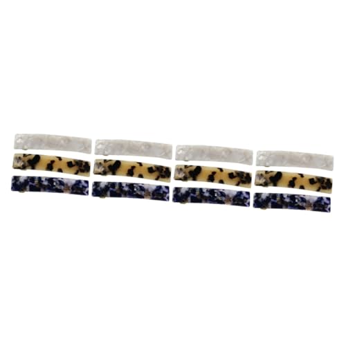 Barrette à Cheveux Acétate de Qualité FRCOLOR : Clips à Ressort au Design Rectangulaire Exclusif