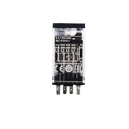 Relé pequeño RXM4AB2BD para solucionar falta de espacio en cuadros eléctricos DC24V 6A