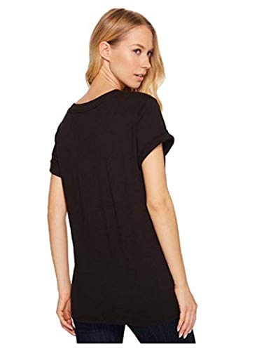 Hurley Staple Perfect V-Neck Women's T-Shirt - Black - S #TOP12