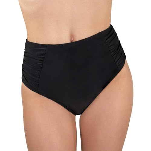 MYLILY Bikini Hose Damen mit Raffungen| Bikini Hose Damen Schwarz |...