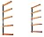 KASTFORCE KF1005 Lumber Storage Rack 5-Level System 110lbs per Level Lumber Rack Wood Rack Workshop Rack with Durable Sheet Metal Screws