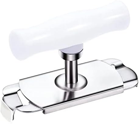 Jar opener for weak hands, effortless arthritis jar opener for seniors, stainless steel adjustable lid opener kitchen accessories opener, bottle opener for arthritic hands (white)…