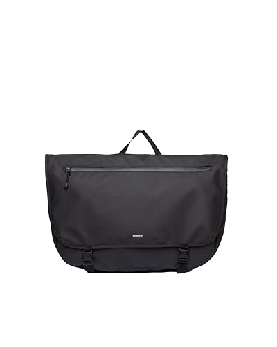 Crossbody Bag in polyester, Ways to carry: Crossbody & Back Chest strap: Yes Laptop pocket: Yes, 44x28 cm, fits 16” Water resistant: Yes External pockets: Zipper pocket on lid Internal pockets: Zipper pocket & 16” laptop pocket Measurements Height: 28 cm Width: 44 cm Depth: 12 cm Capacity: 15 L Weight: 500 g