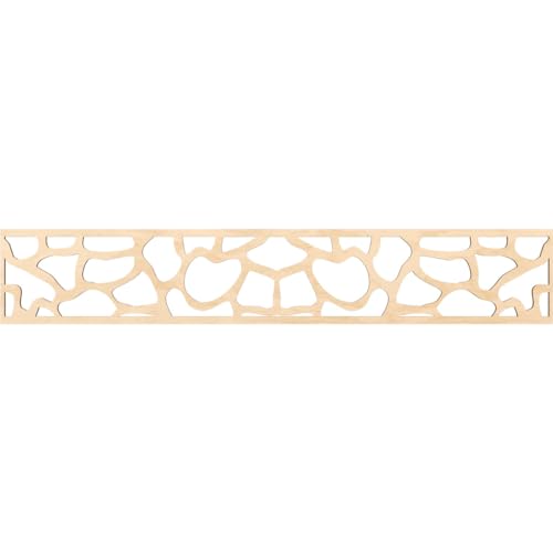 46 5/8"W x 8"H x 1/4"T Rochester Fretwork Moulding, Birch