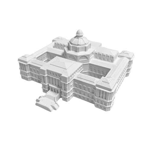 Library of Congress Building Model – Detailed Miniature of the Iconic U.S. National Library – Ideal for Collectors, History Buffs, and Architectural Enthusiasts USA National Memorial Keepsake