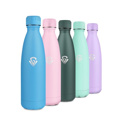 Borraccia Acciaio Inox 750ml, Bottiglia Termica Doppia Parete, A Prova di Perdite, Bottiglia Senza BPA, Borraccia Termica Riutilizzabile per Scuola, Ufficio, Bambini, Adulti, Viaggi, Escursioni