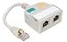 Produktbild TELEGÄRTNER J00029A0013 T-Adapter Kat.5e, 10BaseT/ISDN, Lichtgrau (RAL 7035)