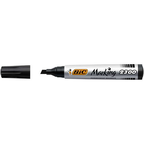BIC Marking 2300 ECOlutions Permanent Markers Medium Chisel Tip, Perfect For The Classroom, Black, Box Of 36 [Amazon Exclusive] - Image 4