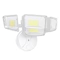 Onforu 90W Flood Lights Outdoor, 10000LM Brightness LED Flood Light with 4 Heads, Switch Controlled Floodlight, IP66 Waterproof 6500K Exterior Security Lights for Outside Yard Garage Patio