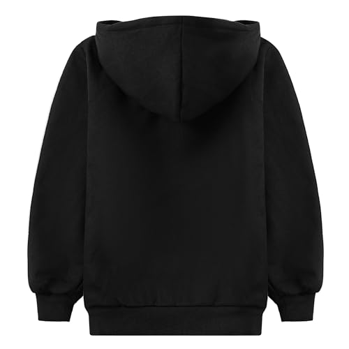 WULFUL Boys Hoodies Fleece Jackets Plaid Winter Coat Warm 5-14 Years2