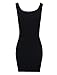 TAM WARE Women Classic Slim Fit Tank Bodycon Mini Tee Dress TWCWD068-BLACK-US M/L(Tag Size L)