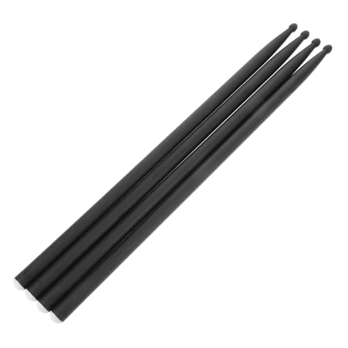 Baquetas de batería de fibra de carbono, paquete de 4 piezas, agarre cómodo, perfectas para principiantes miniatura 1