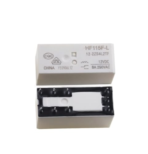 Relay HF115F-L-12-2ZS4L2TF bistable 12V à deux groupes d'inversion