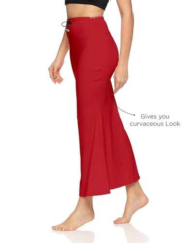 Image of Women's Saree Silhouette I Saree Shapewear Flare Petticoat for Women, Lycra Cotton Blended, Petticoat, Skirts for Women, Shape Wear Dress for Saree