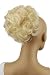 PRETTYSHOP BUN Up Do Hair Piece Hair Ribbon Ponytail Extensions Draw String Scrunchy Scrunchie Curly or Messy Different Colors (platinum blonde #88 D13)
