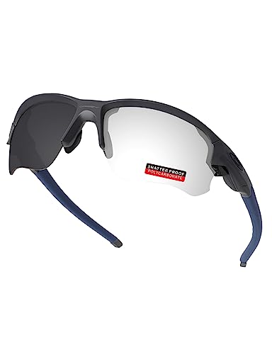Image of PRO+ Polycarbonate Replacement Lenses & Rubber Kits /Nose Pads for Oakley Flak Series Sunglasses