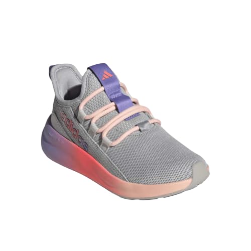 adidas Unisex-Kids Lite Racer Adapt 8.0, Grey/Grey/Purple Rush, 12 by adidas - Used condition - Image 3