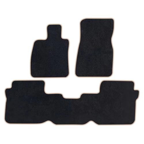 Tapis de sol cuir Cadillac CT6 luxe beige habitacle