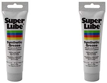 Super Lube 21030 Synthetic Grease (NLGI 2), 3 oz Tube (2 Pack)