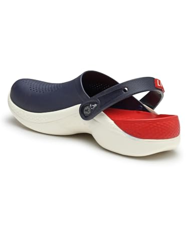 Image of URJO Italia Meta Men's & Boys' Casual Clogs /Sandals | Soft Sole, Waterproof & Lightweight | Comfortable, Extra Soft & Stylish with Adjustable Back Strap | Indoor & Outdoor Everyday Wear (URJO by Neoz)