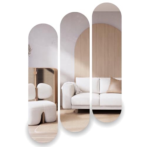 Opiniones de Espejos de pared para comprar hoy. 48 Decoramex - 3 Espejos 82 x 64cm Sala Comedor