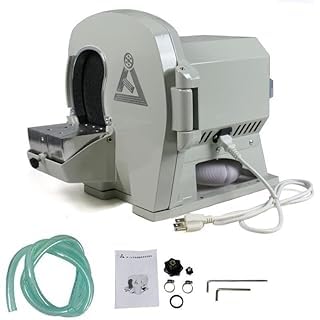 Model Trimmer, Dental Wet Model Trimmer with Abrasive Diamond Disc Wheel Lab Equipment, Abrasive Diamond Disc Wheel Gypsum Dressin Machine High Torque Enlarged Windows Adjustable Angle