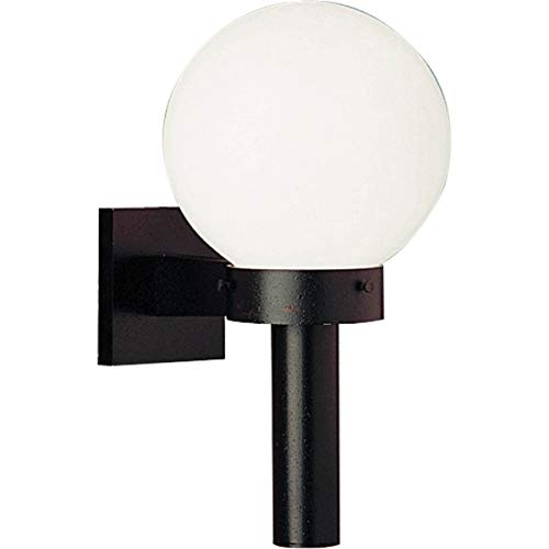 Acrylic Globe Outdoor, 8-Inch Width x 15-Inch Height, Black - PROGRESS LIGHTING P5626-60