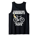 FAHRRAD KINDERSITZ PAPA Geburt Eltern Vater Tank Top