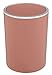 WENKO Kosz na śmieci z uchylną pokrywą, pojemność 5 l, pojemnik na śmieci do WC dla gości, kosz łazienkowy z pokrywką, z tworzywa sztucznego, nie zawiera BPA, Ø 18,5 x 25,5 cm, brudny róż