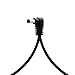 SONICAKE 9V DC 5-Way Daisy Chain Cable Right Angle Plug Daisy Chain Power Cable for Guitar Effects Pedal