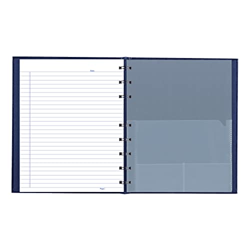 Carnet de notes exécutif rigide Blueline NotePro rechargeable 150 pages A7150.BLU bleu indigo